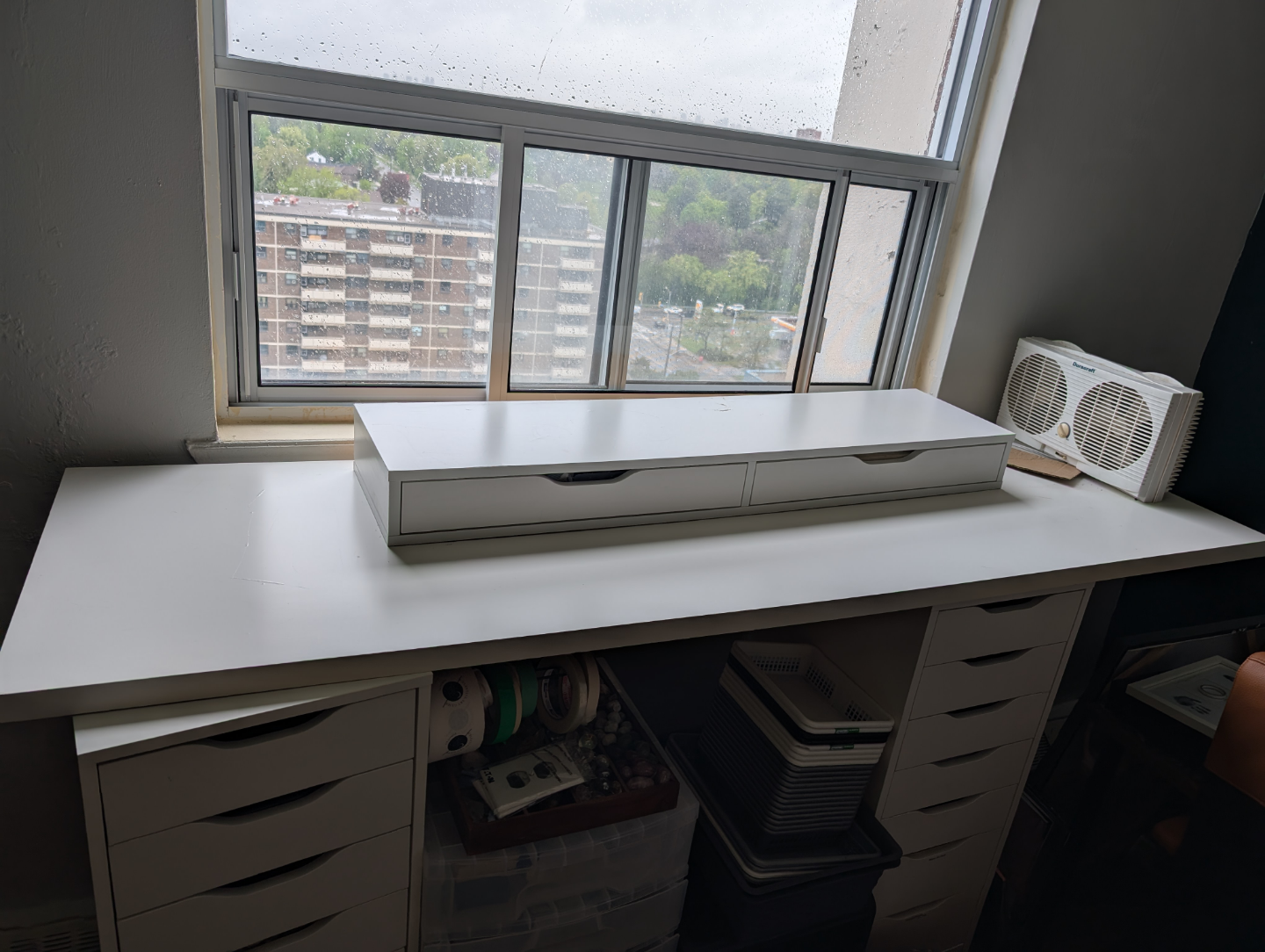 IKEA LACKKAPTEN White Tabletop - 200x60 cm