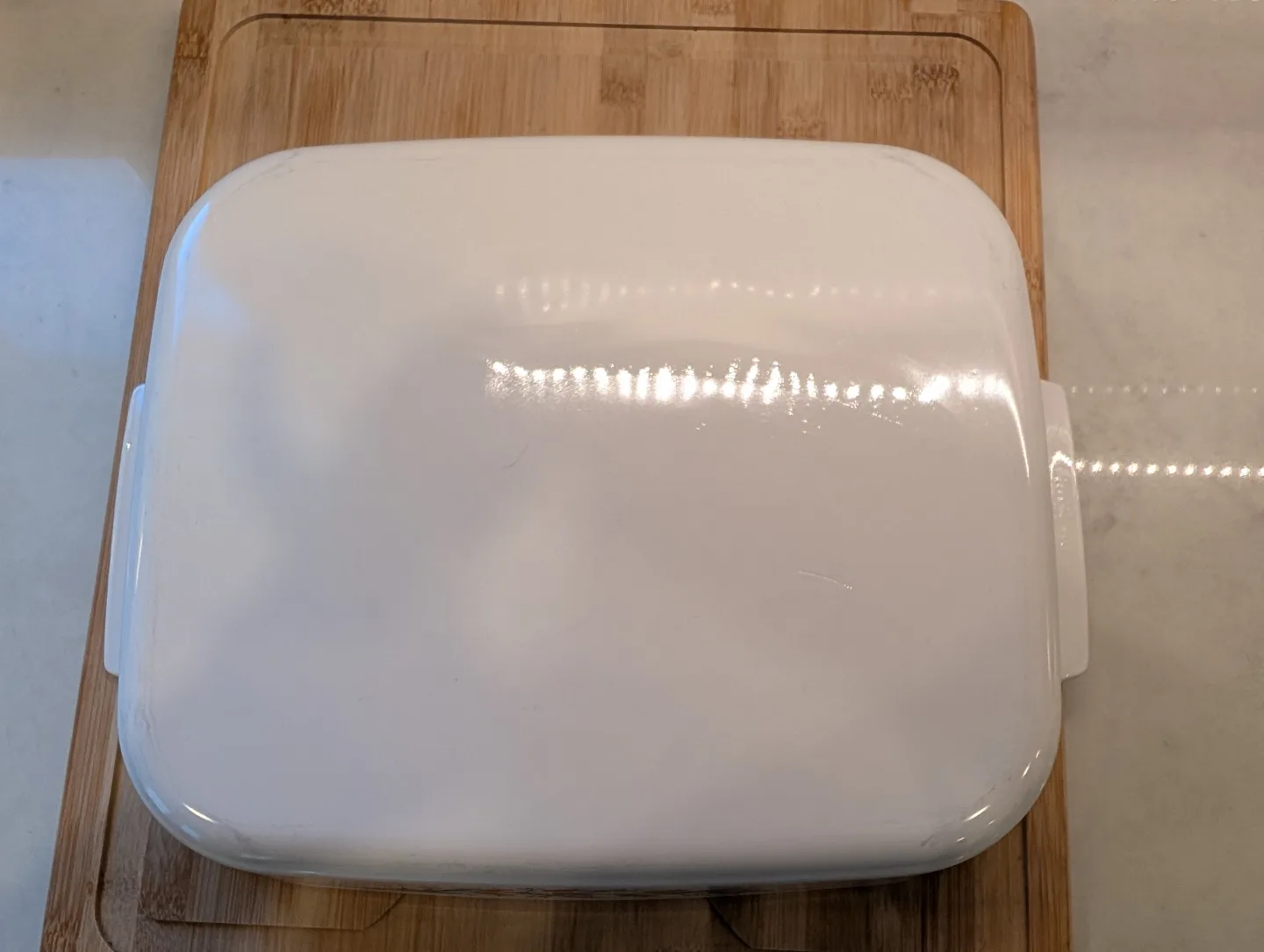 Rosemarie Corelle Casserole Dish A-21-B-N 12 1/4 x10 1/2 x 2 1/2 image indicator(4)