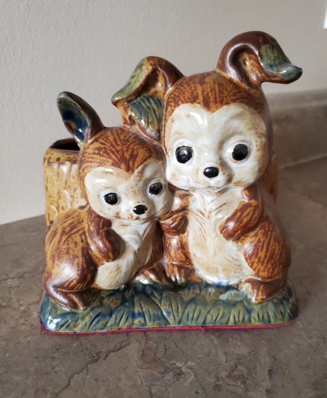 Vintage Ceramic Bunny Planter