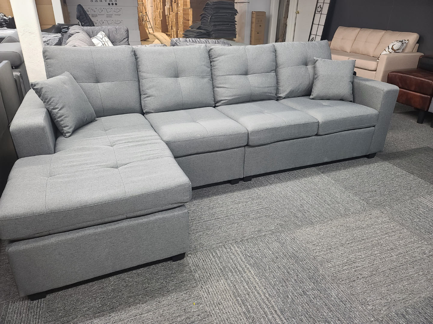 Comfy 4-Seater Sectional Sofa – New | On Sale | - photo 2