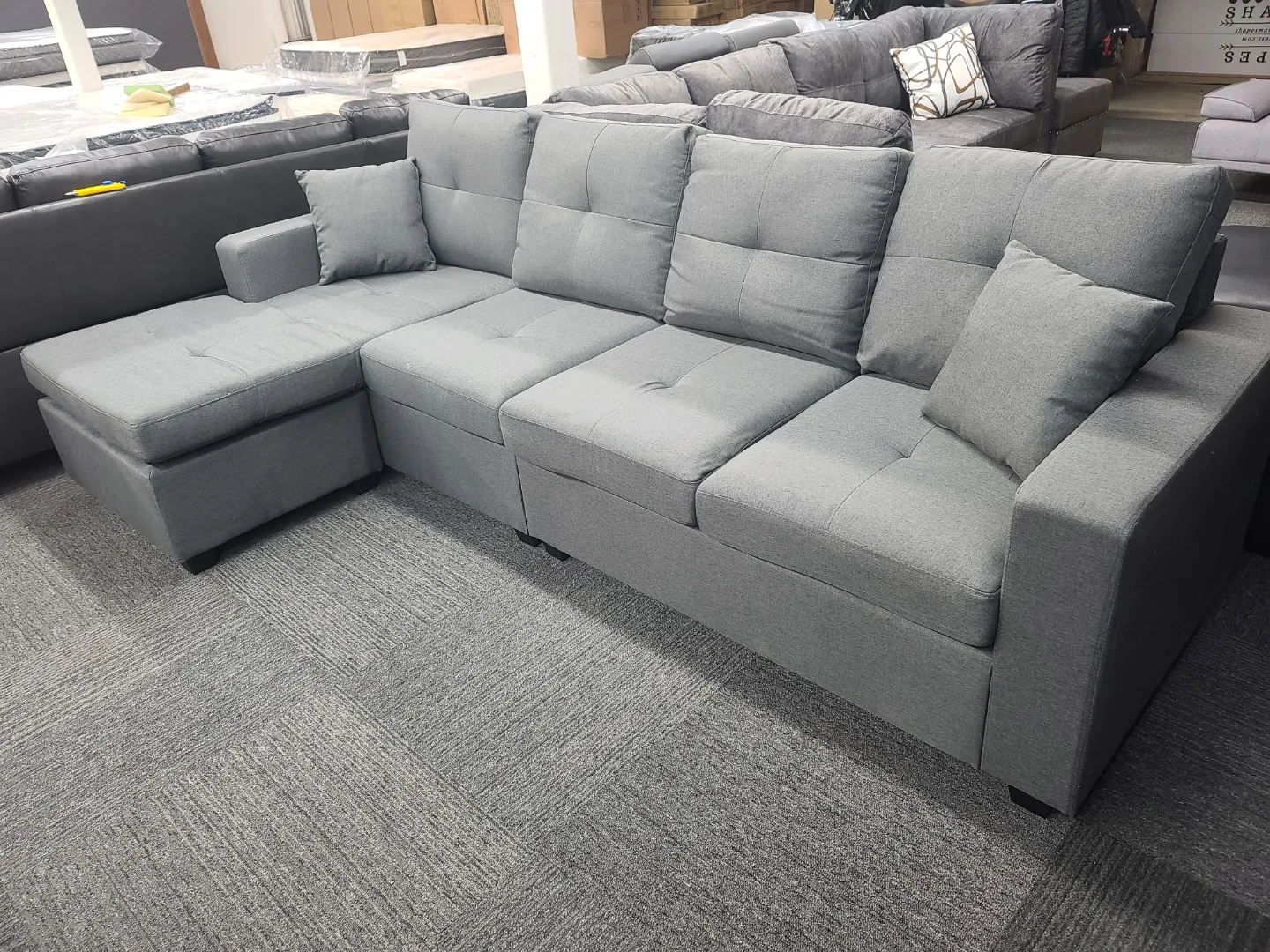 Comfy 4-Seater Sectional Sofa – New | On Sale | image indicator(3)