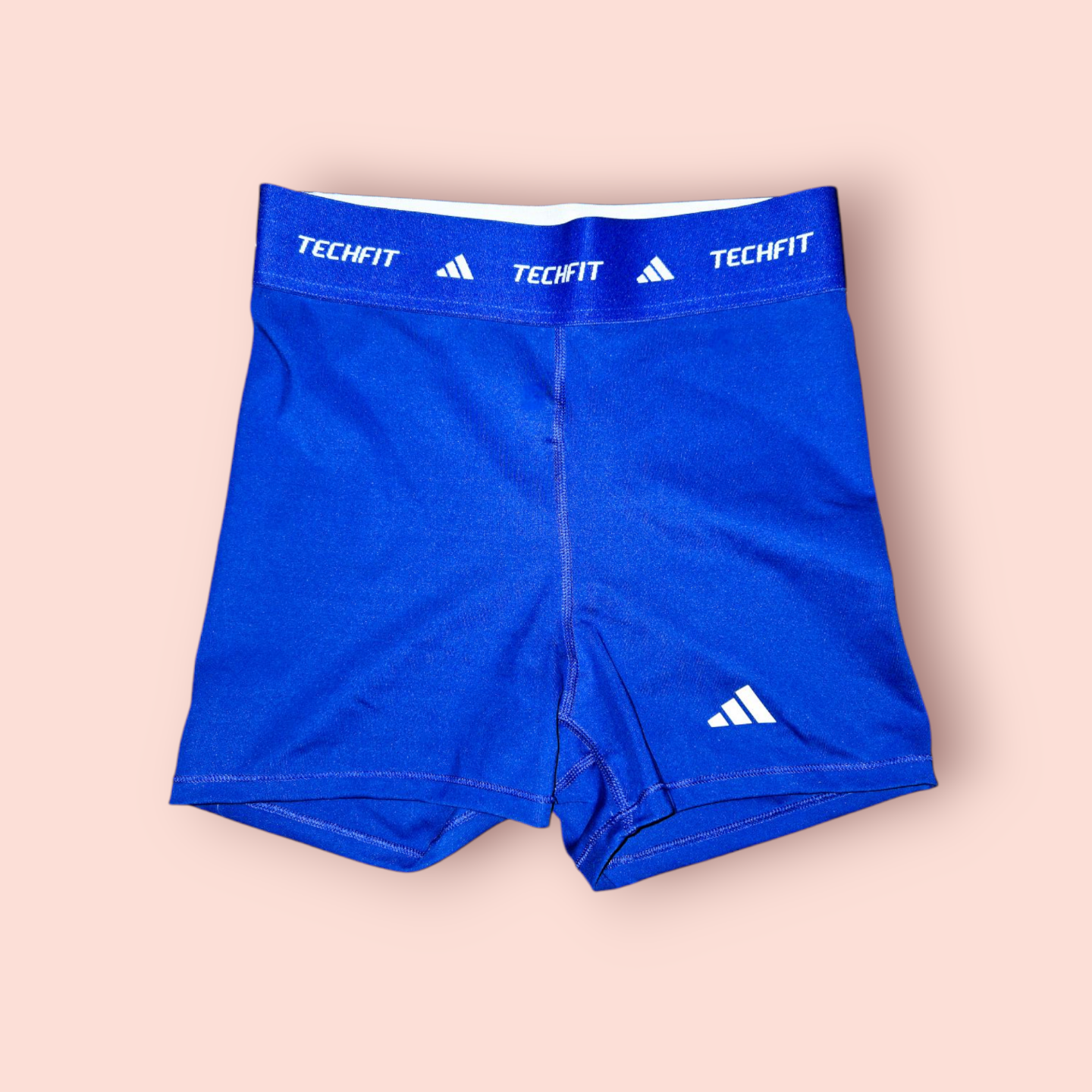 Adidas Techfit Training Shorts - Royal Blue - Size Small