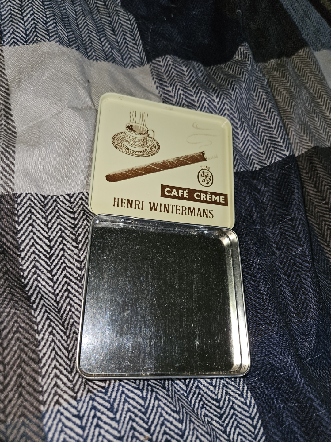 Vintage Henri Wintermans Cafe Creme Cigar Tin - photo 2