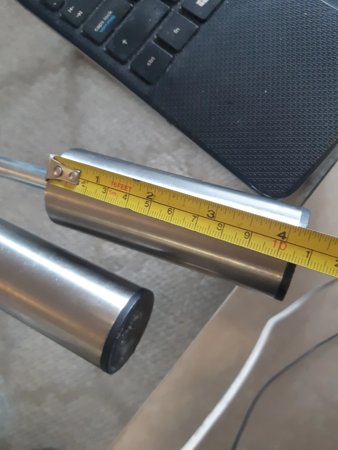 Pair of Metal Furniture Legs - 4 Inches - photo 3