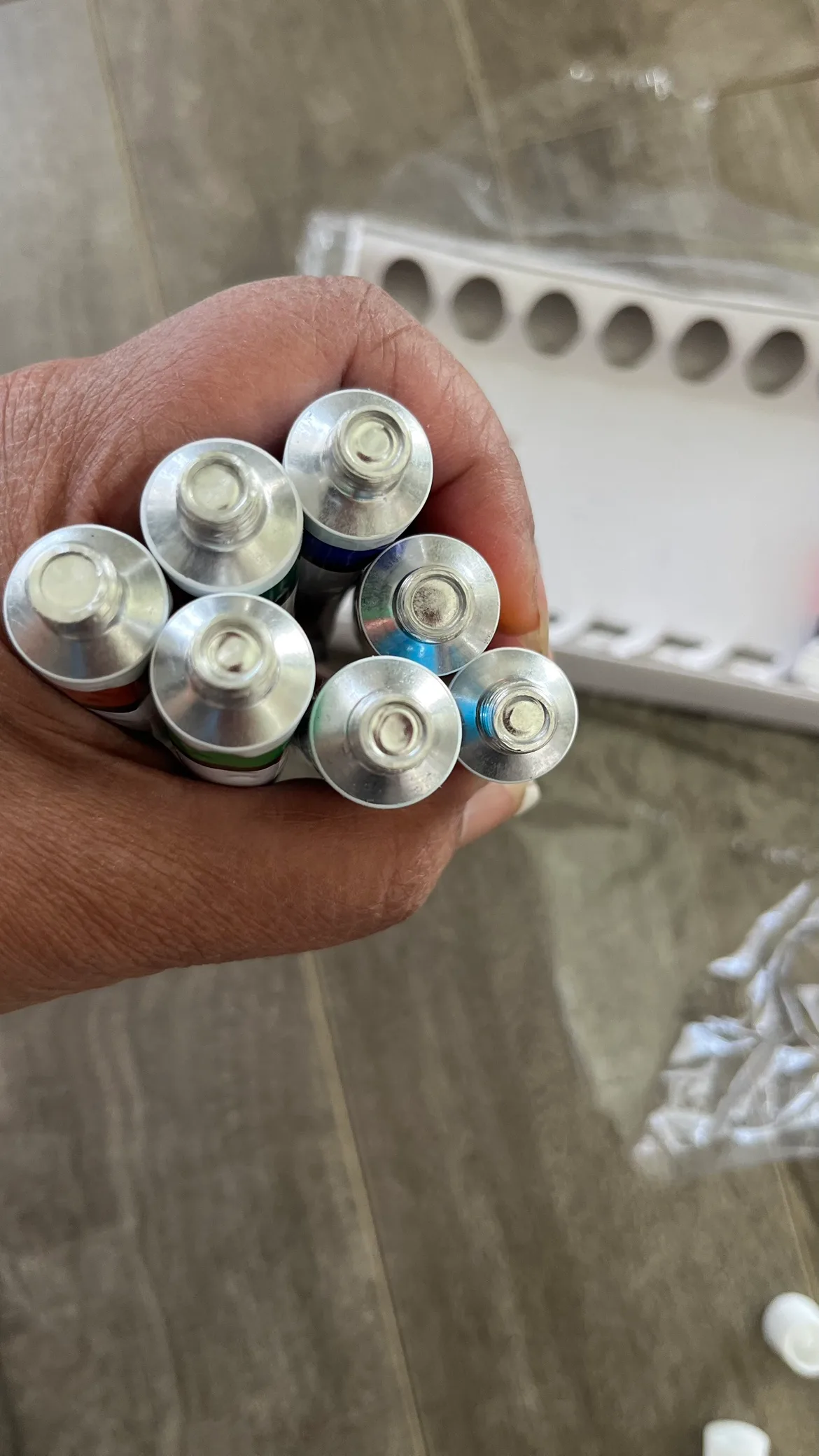 Brand new Acrylic Paint color with brush image indicator(4)