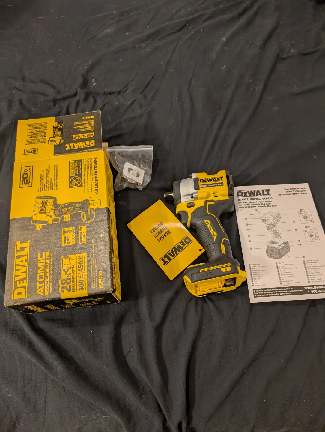 Dewalt Atomic 20V Brushless Impact Wrench - New in Box image indicator(2)