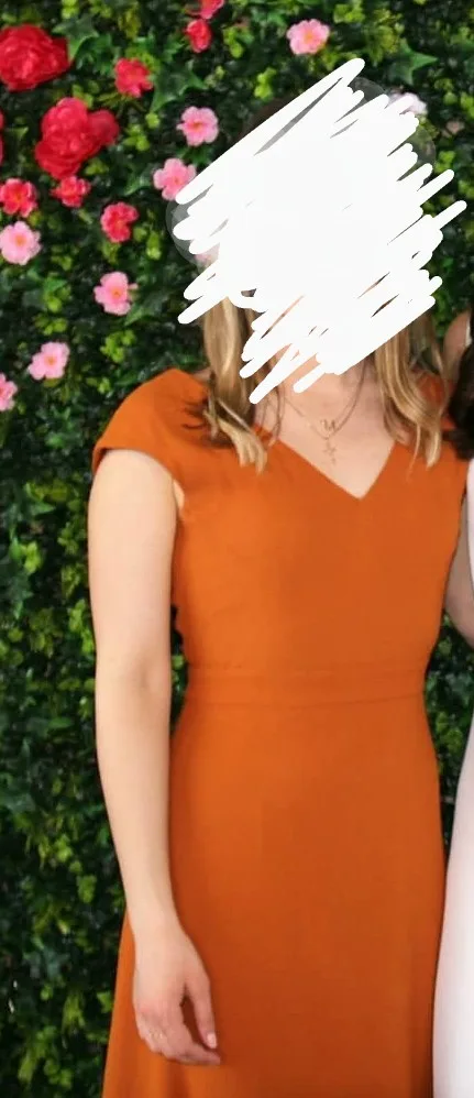 Mustard Yellow A-Line Dress Massimu Dutti brand thumbnail