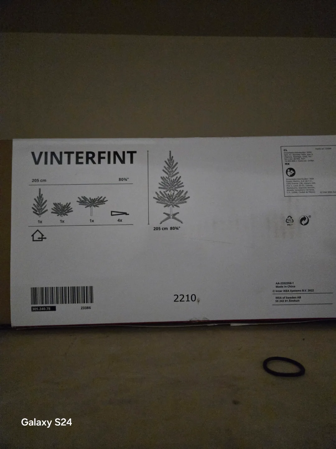 IKEA VINTERFINT Artificial Christmas Tree - 205cm thumbnail