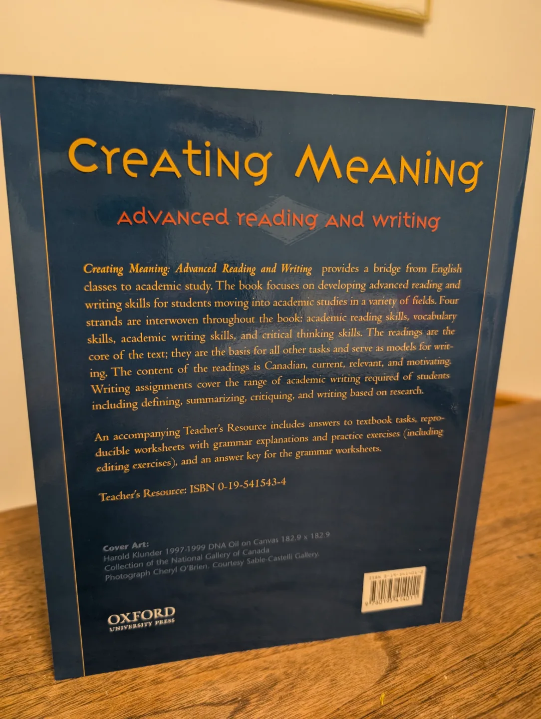 Creating Meaning: Advanced Reading and Writing Textbook image indicator(2)