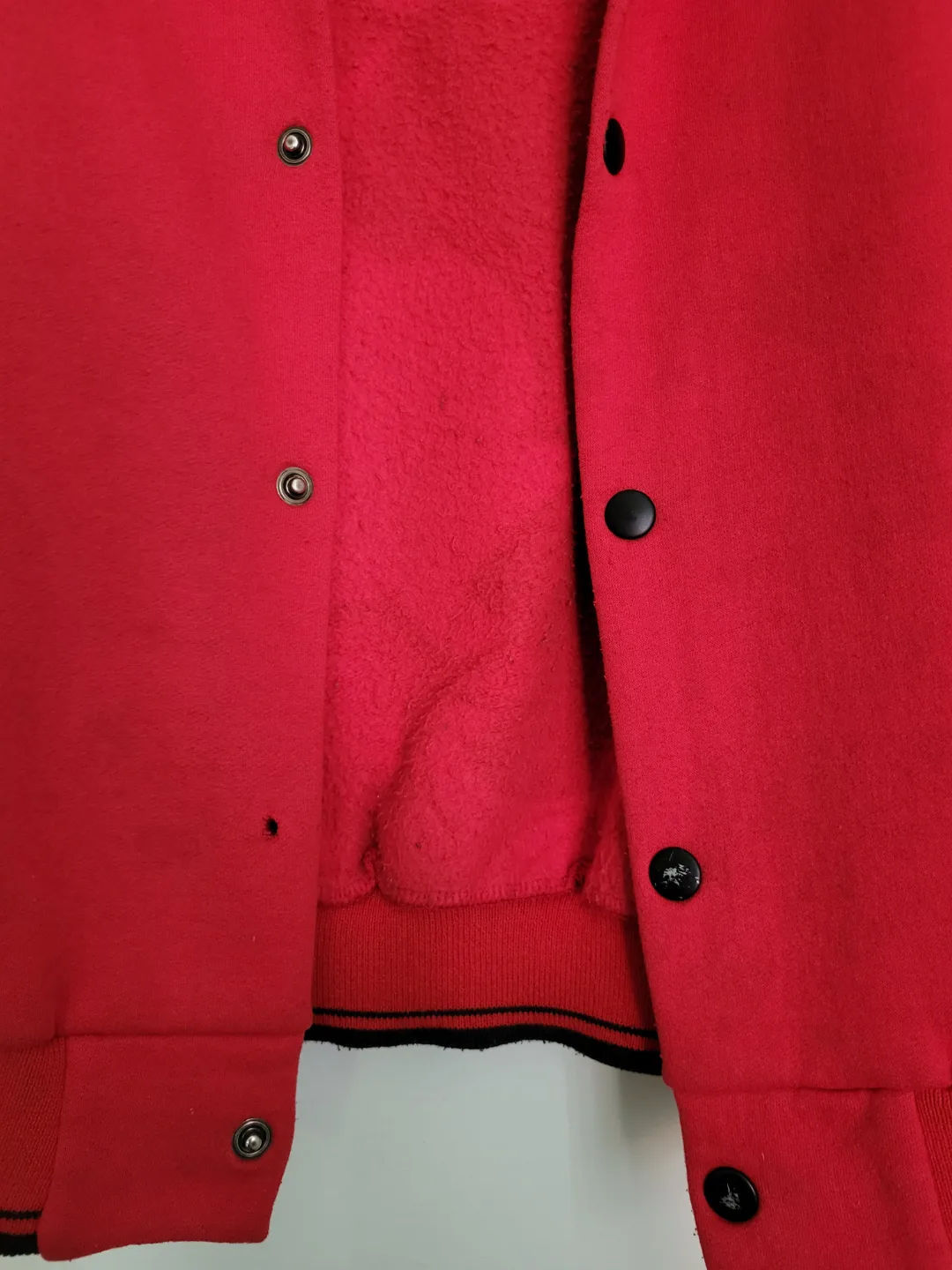 Vintage 90s Disney Varsity Fleece Jacket * Made in Canada * image indicator(9)