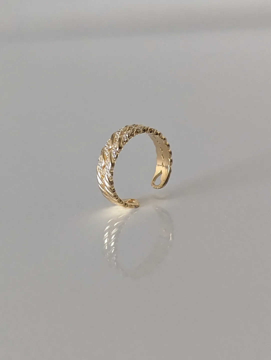 925 Sterling Silver Thumb Ring image indicator(2)