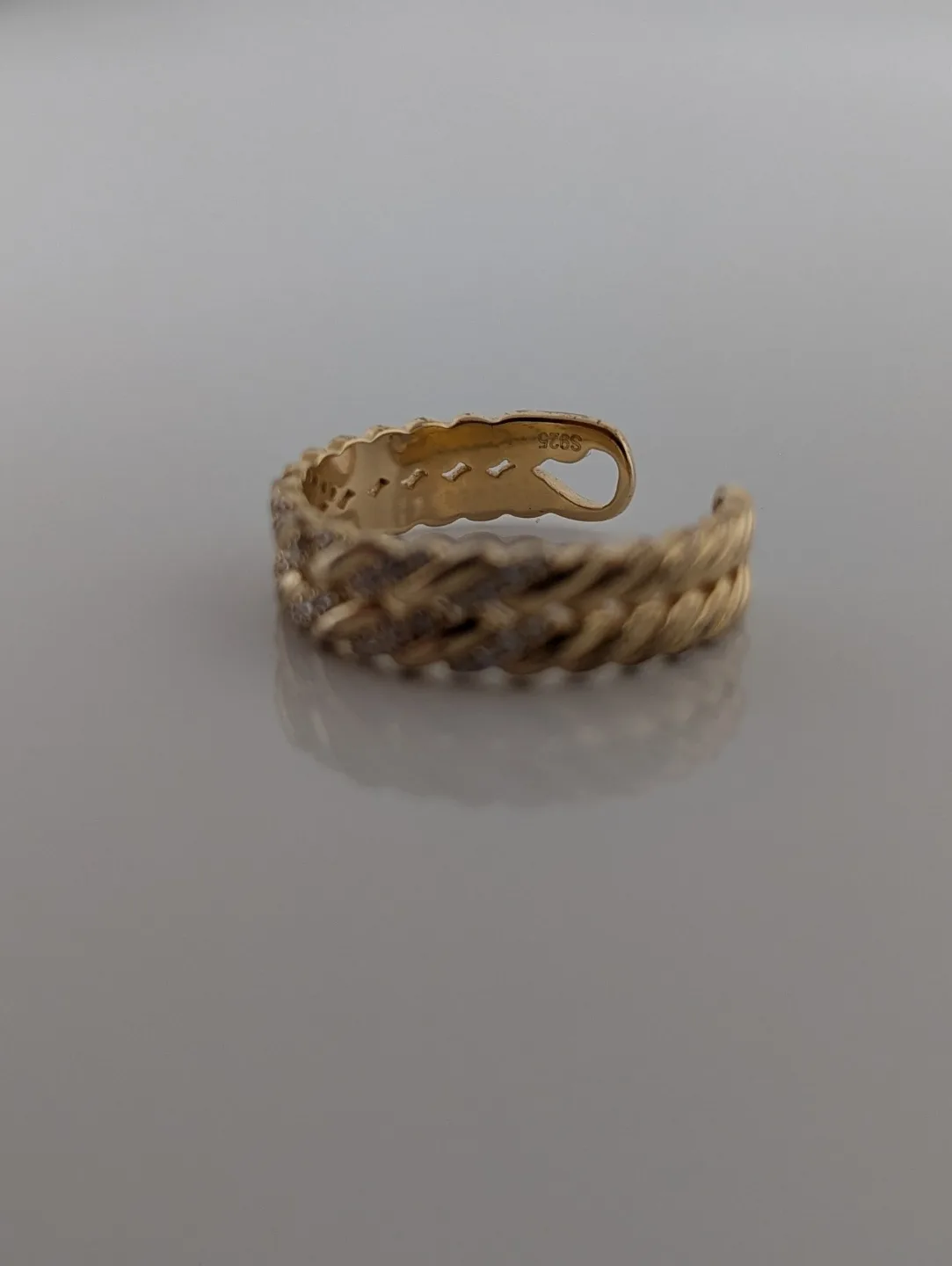 925 Sterling Silver Thumb Ring image indicator(6)