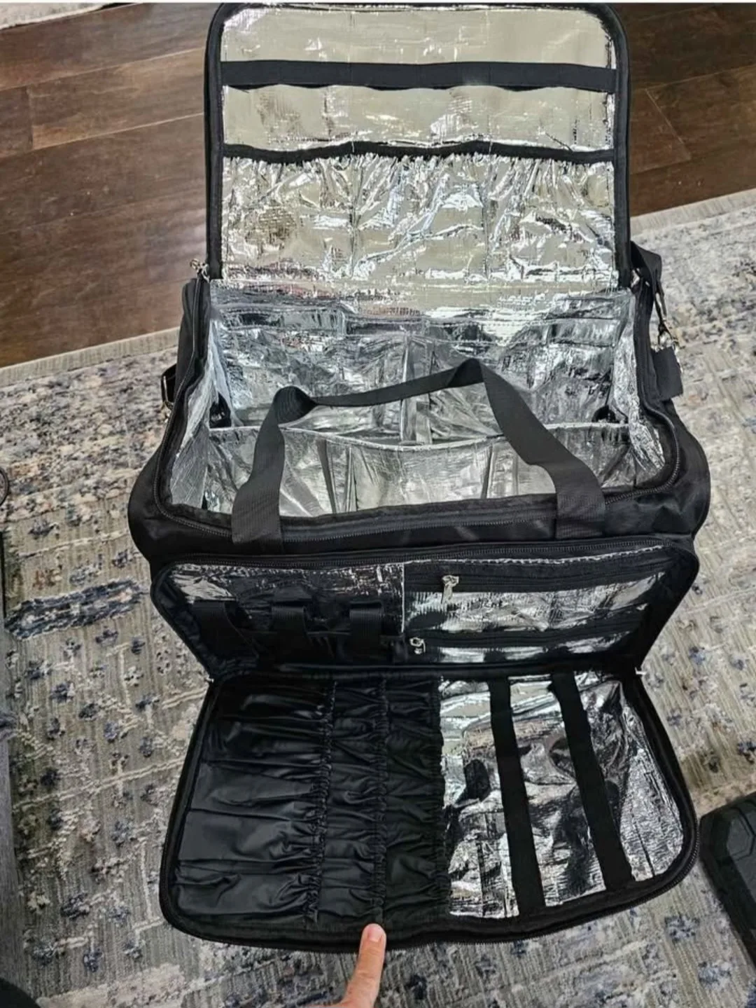 (New)Relavel Professional Hairdressing Shoulder Bag image indicator(10)