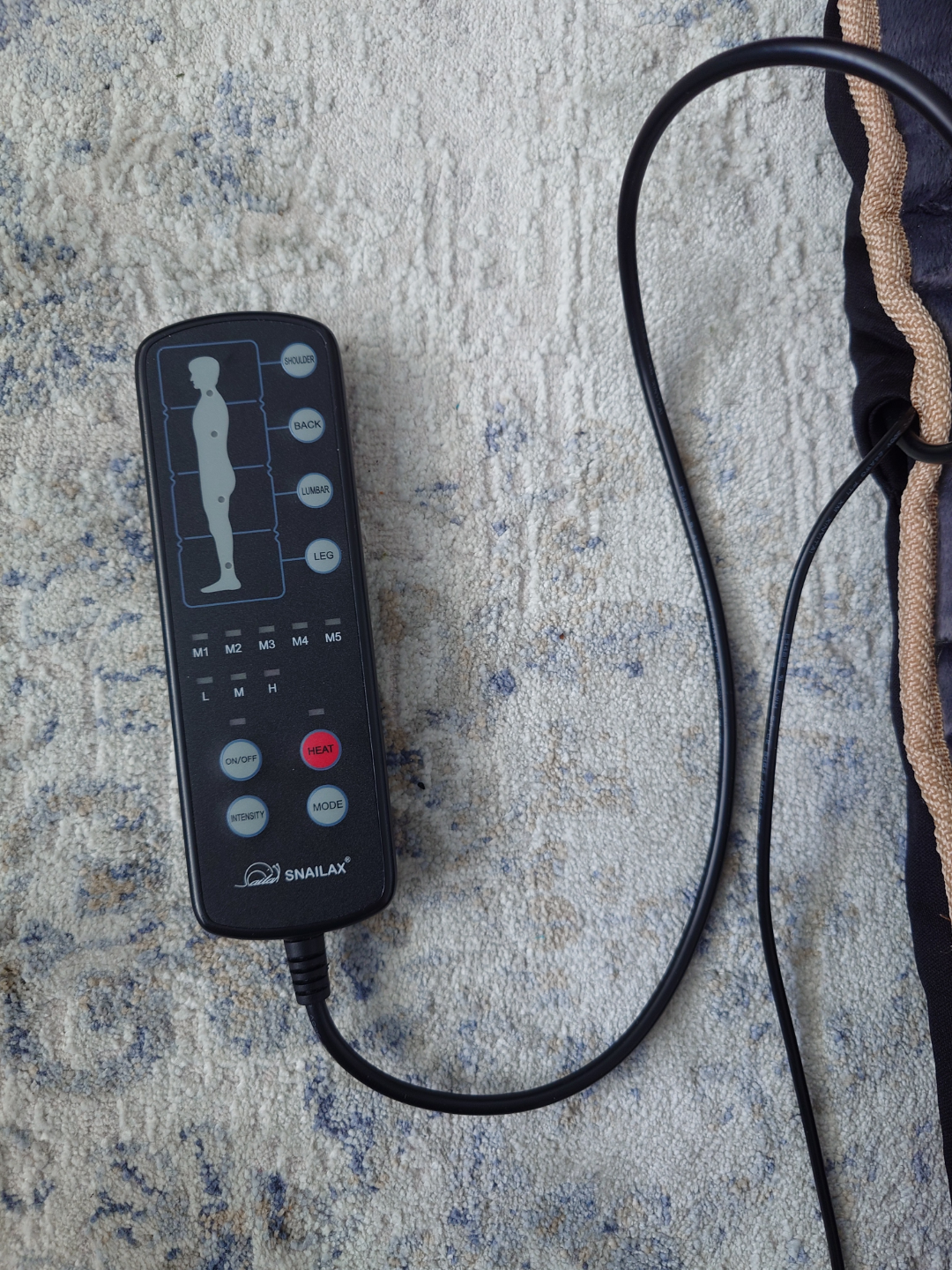 Snailax Massage Mat with heat and vibration - photo 2