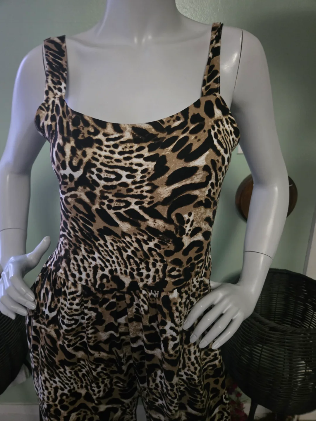 Majora Leopard Print Wide Leg Jumpsuit thumbnail