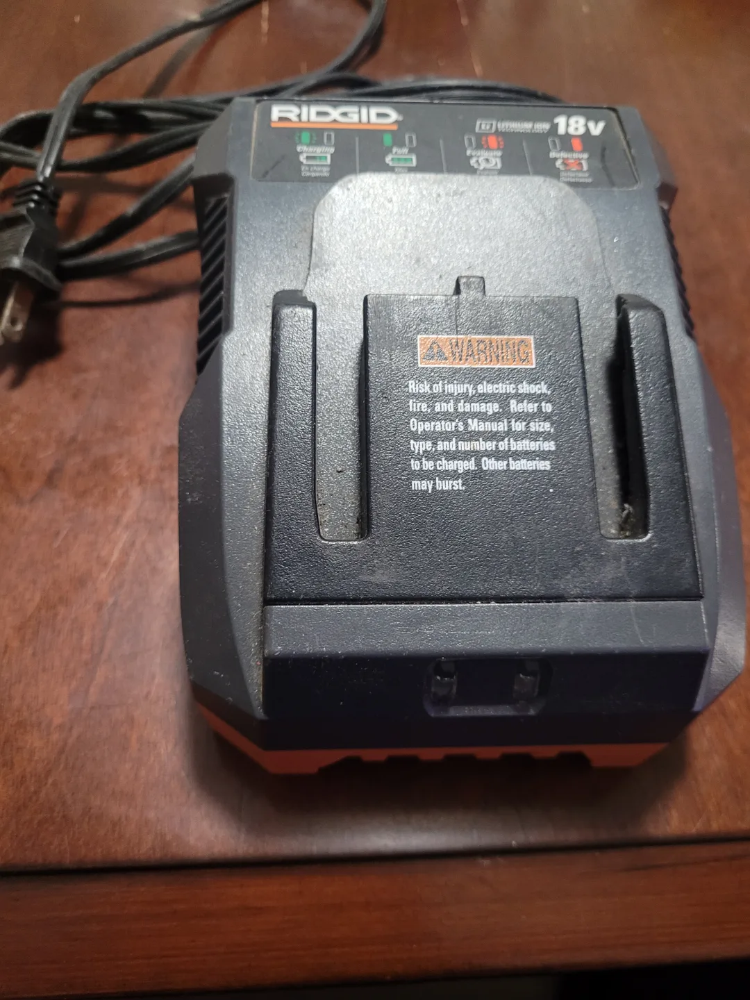 RIDGID 18V Lithium-Ion Charger thumbnail