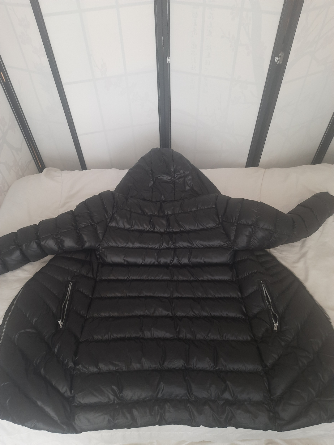Oxygen Outerwear Black Down-Filled Puffer Coat - photo 3