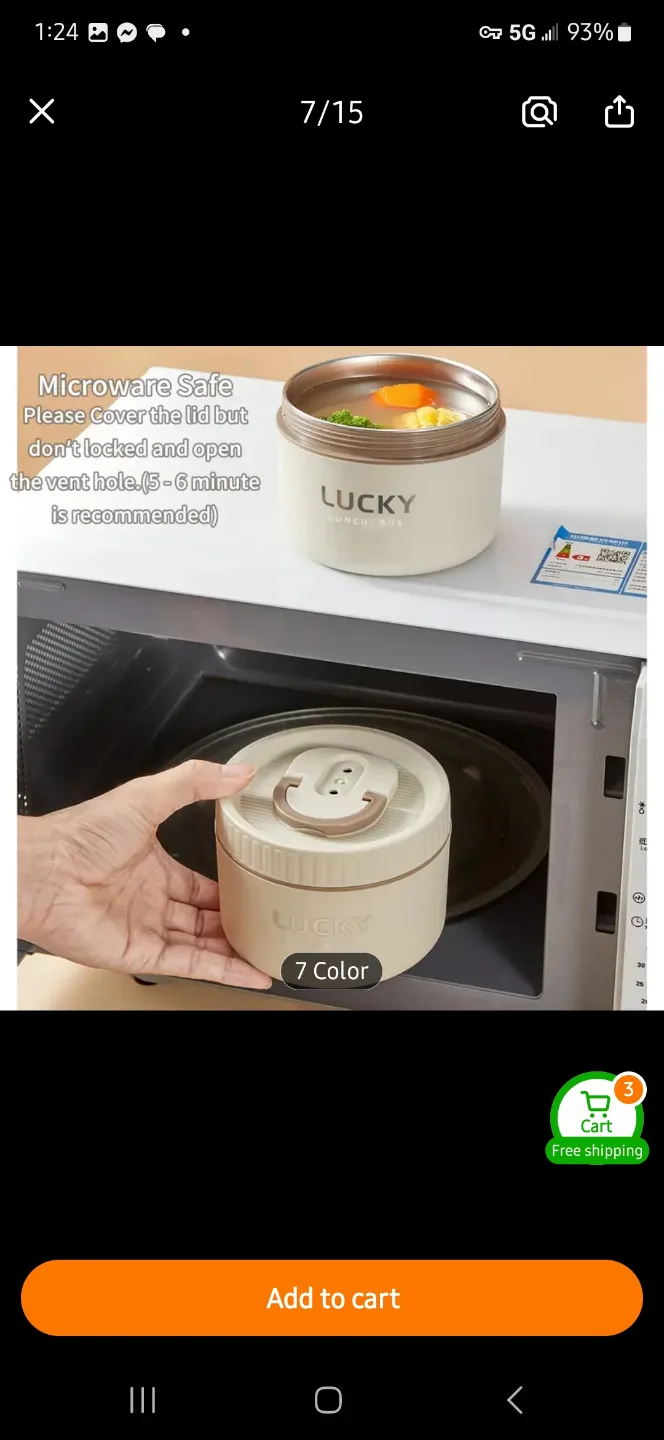 NEW 4-Piece Leakproof Lunch Box Set with Insulated Bag 🎒 image indicator(3)