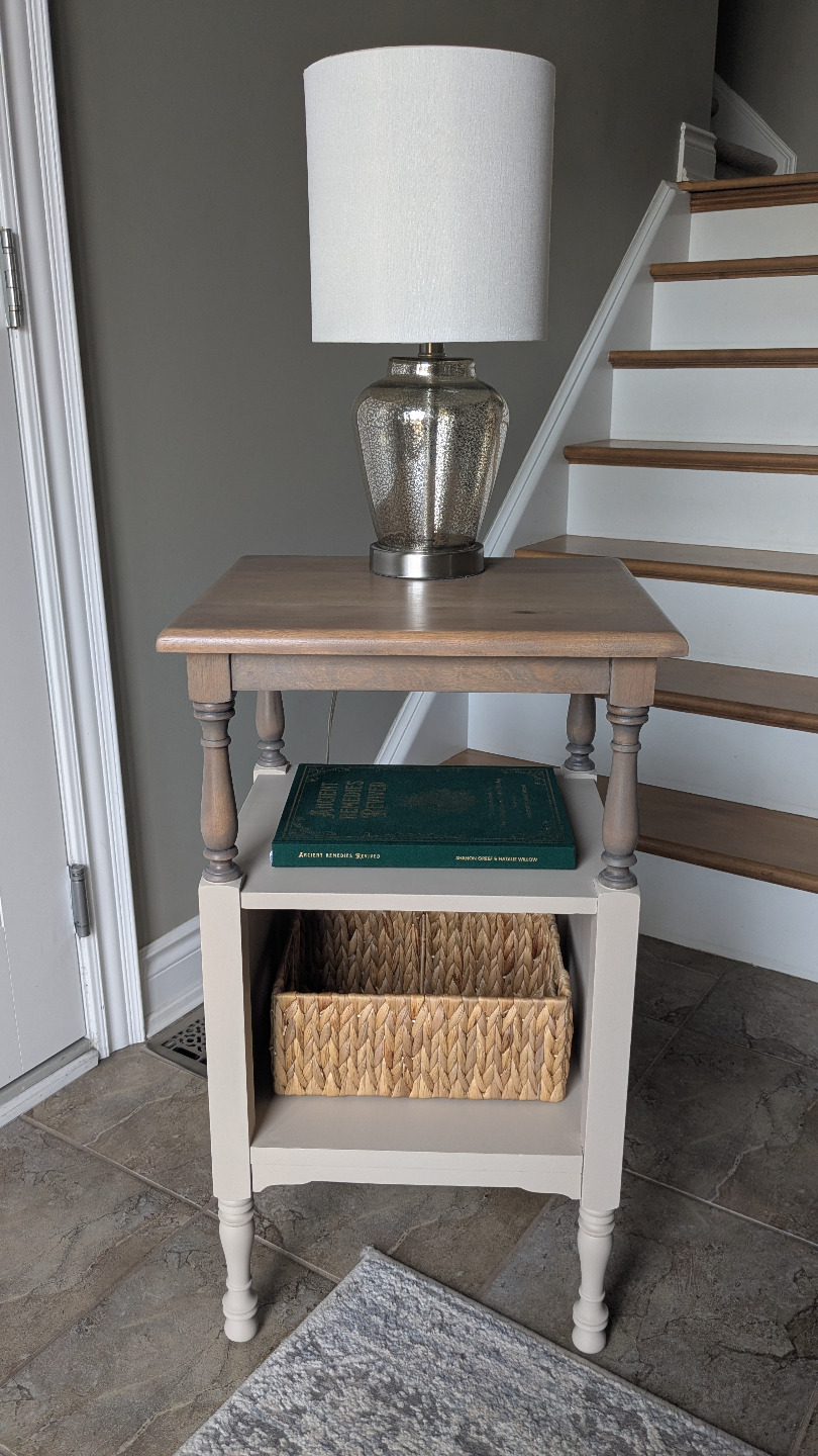 Two-Tier Side Table with Storage - photo 4