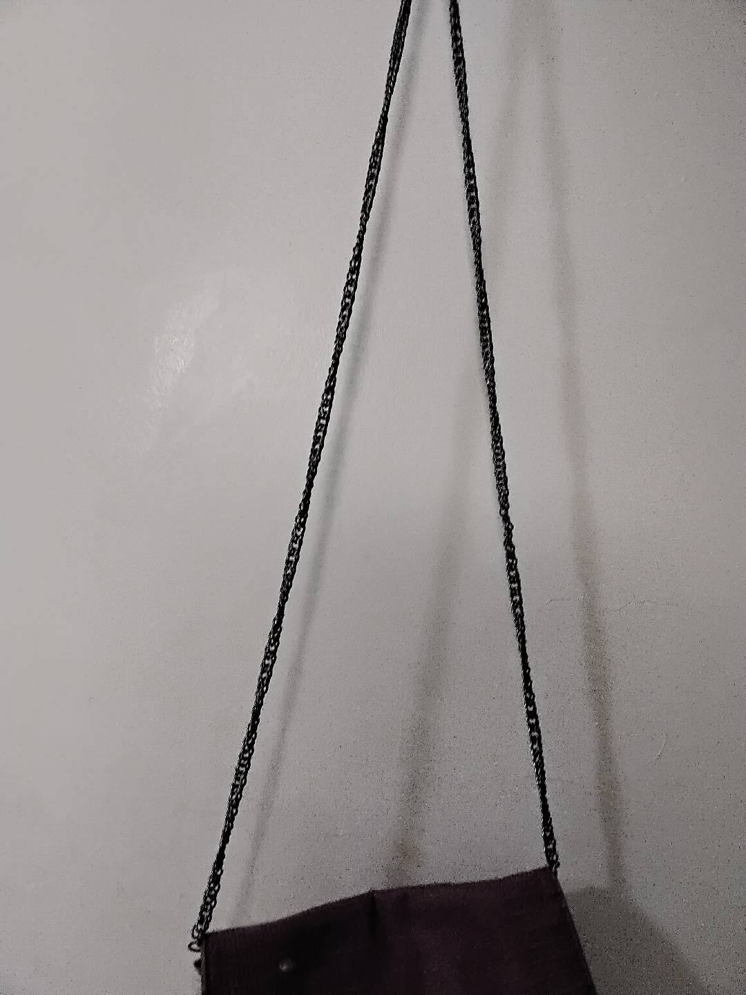 Purple Crossbody Bag with Chain Strap - photo 3