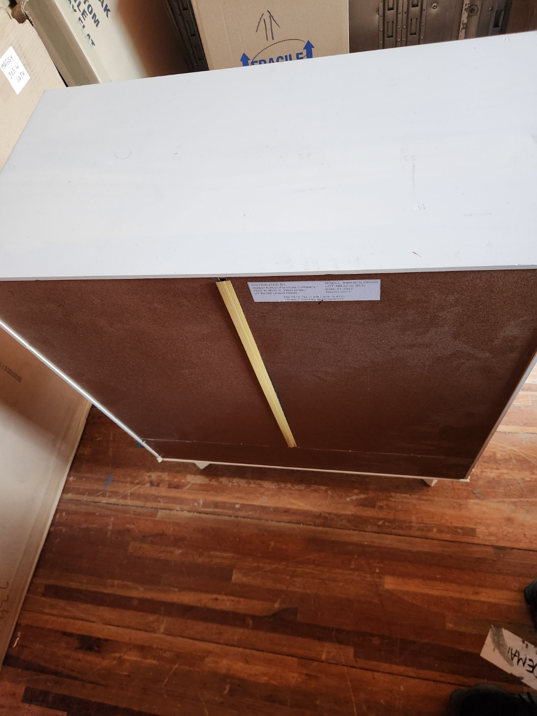 White 3-Drawer Dresser - photo 5