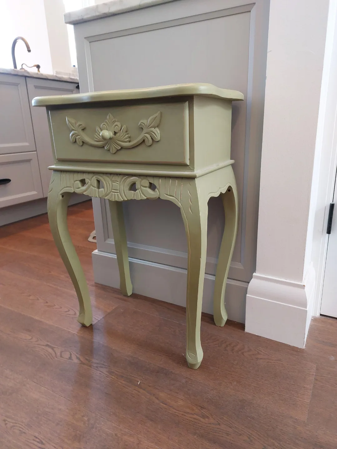 Green side table