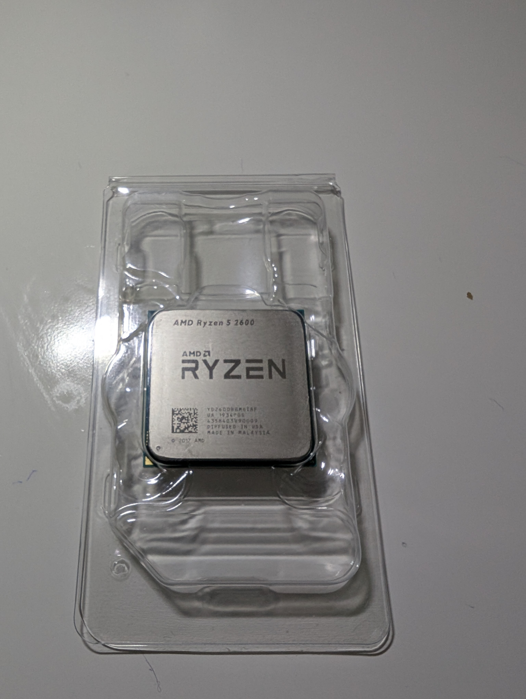 AMD Ryzen 5 2600 CPU Processor, like new prices nogotiable