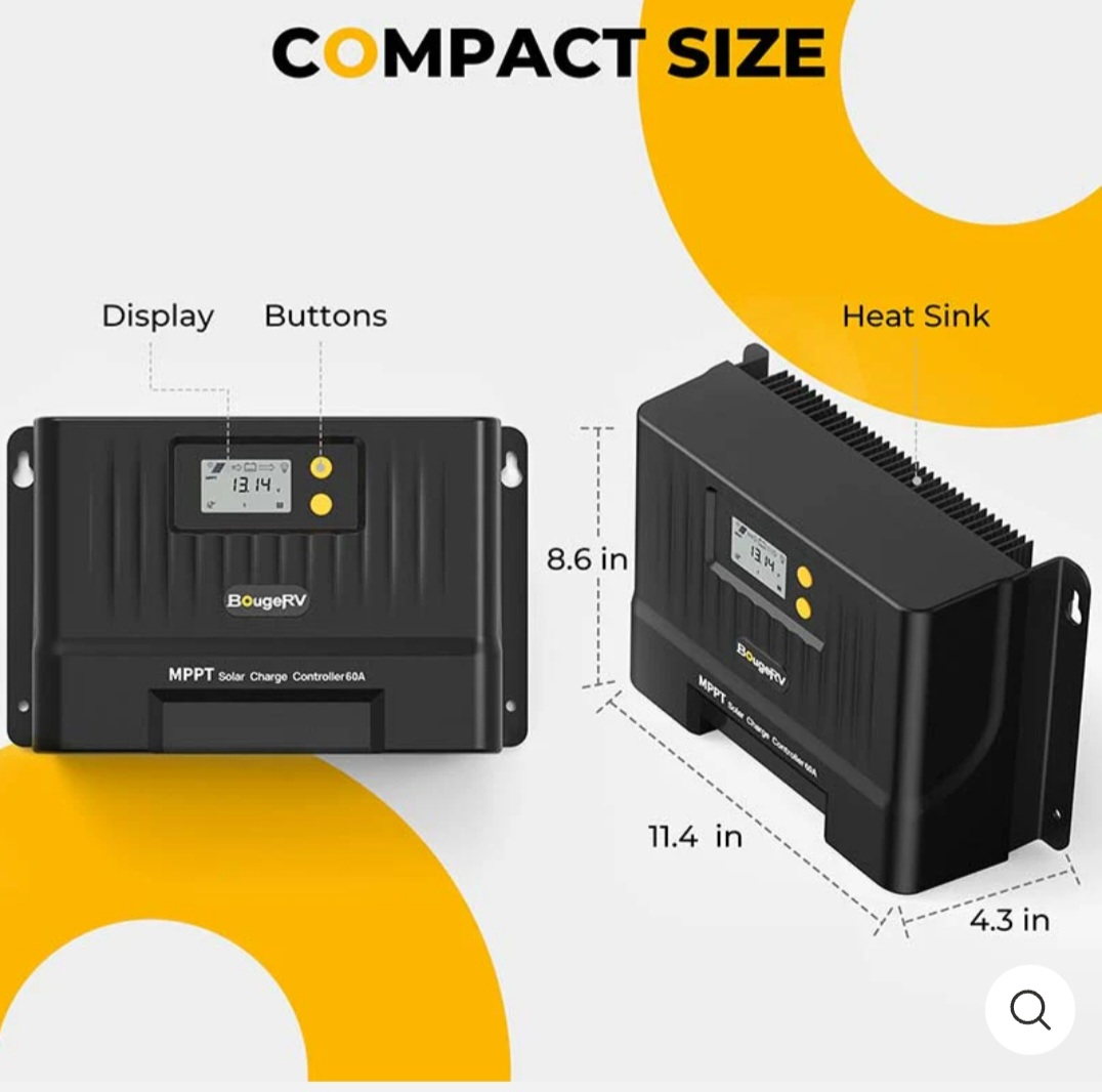 60A MPPT Solar Charge - photo 2