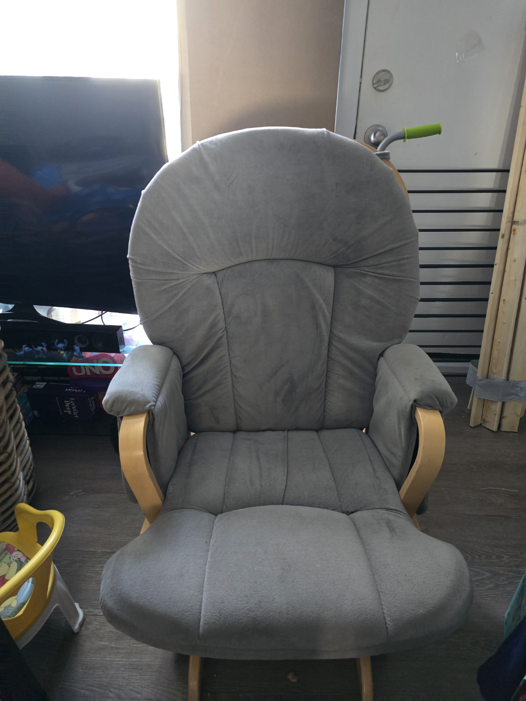 Green Fabric Rocker