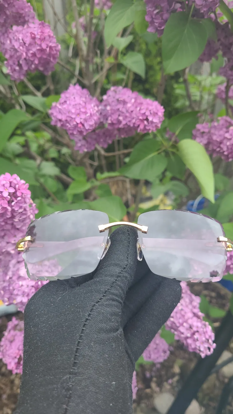 Cartier sunglasses- white marble acetate (1991 vintage ) image indicator(2)