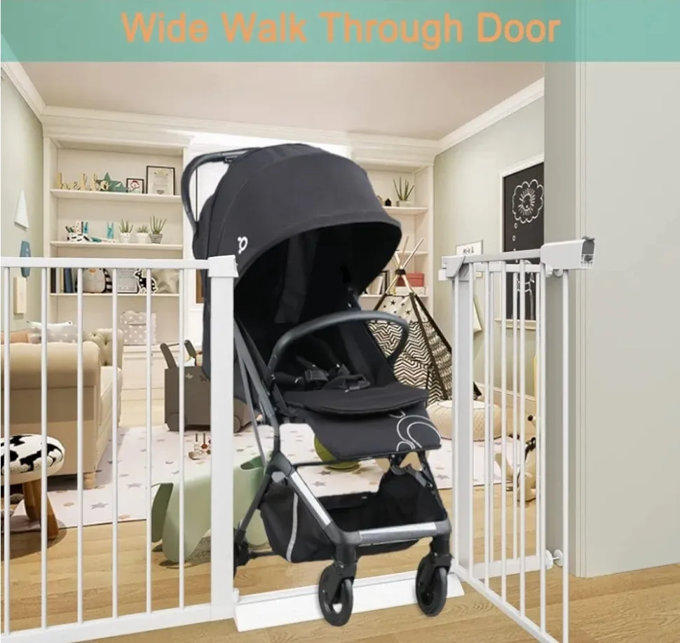Pressure Mounted Baby Safety Gate with accessories image indicator(8)
