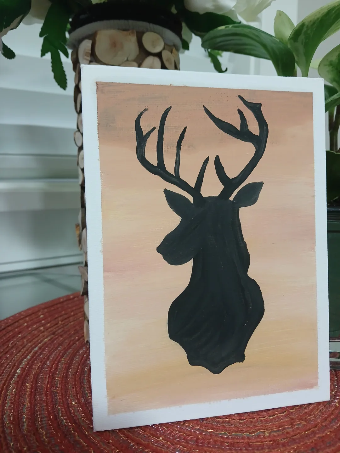 Hand painted canvas art piece image indicator(2)