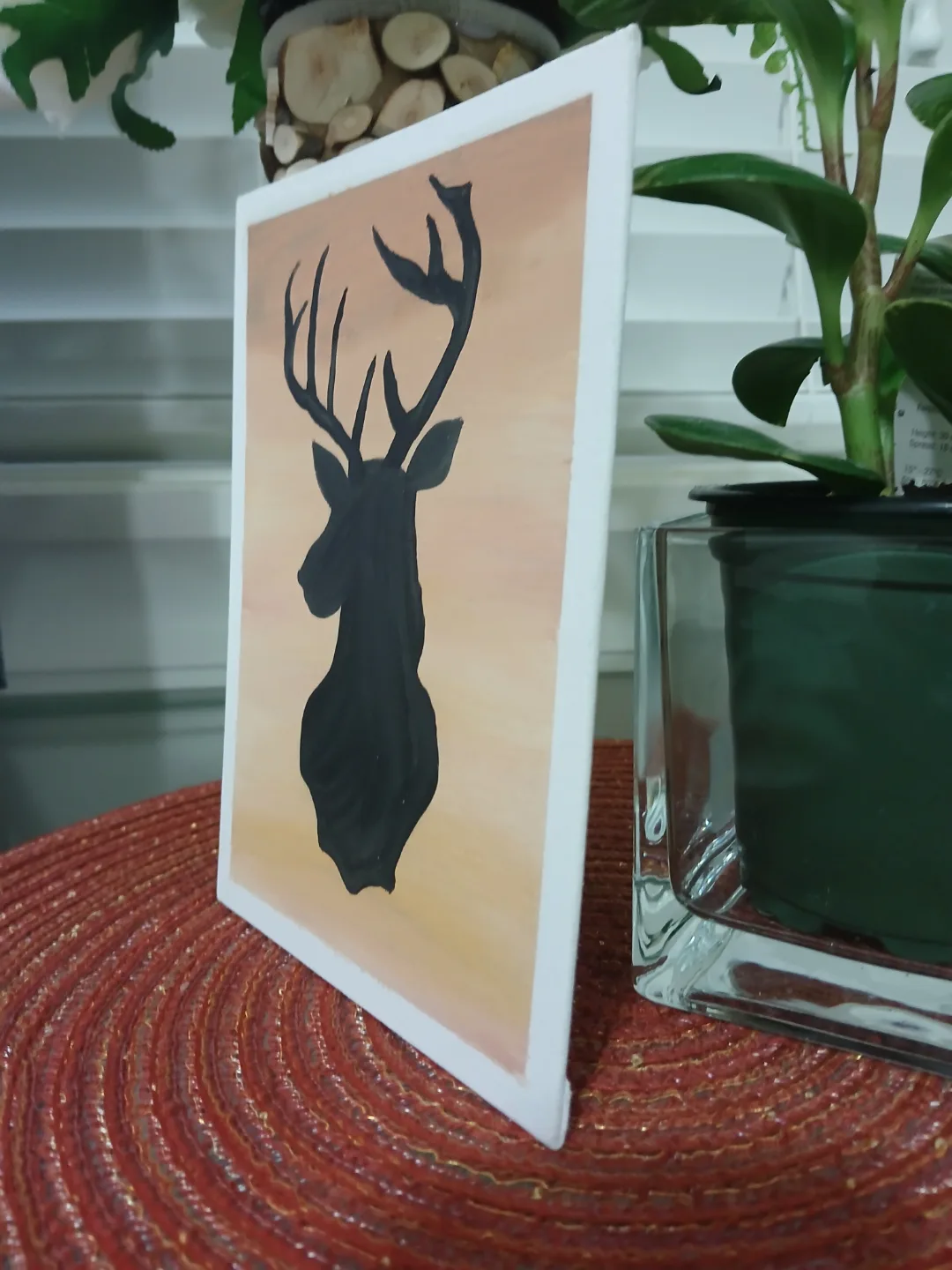 Hand painted canvas art piece image indicator(3)