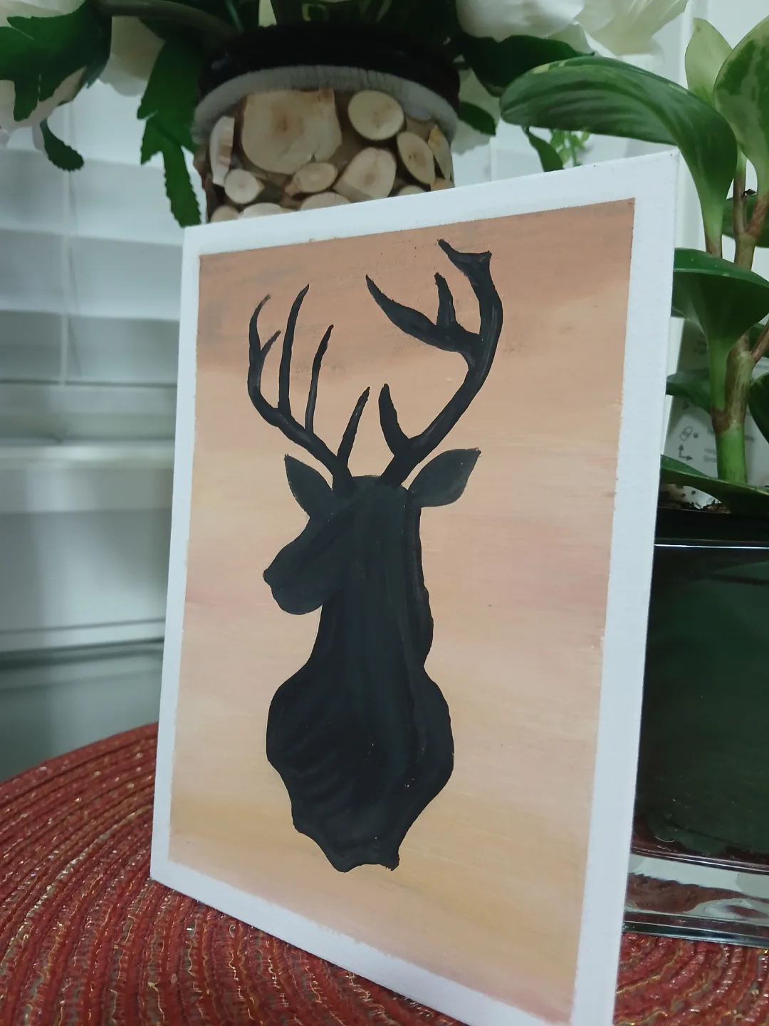 Hand painted canvas art piece image indicator(4)