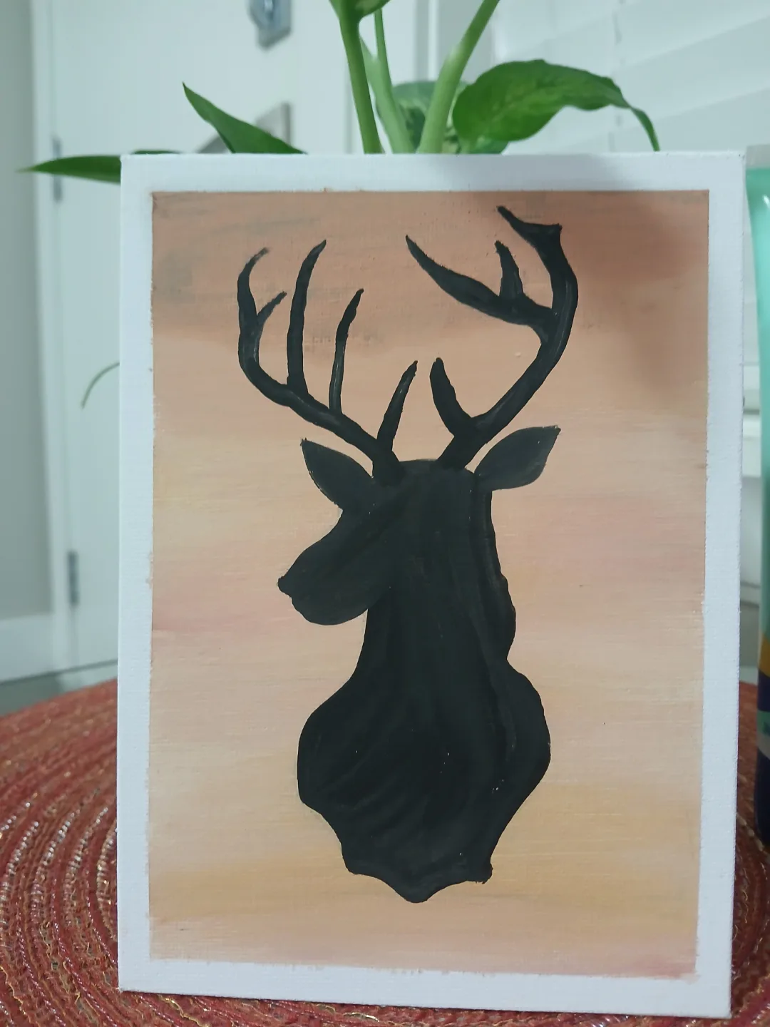 Hand painted canvas art piece image indicator(5)