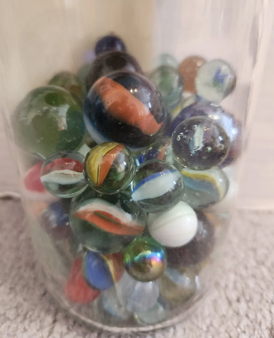 Jar of Vintage Glass Marbles image indicator(2)