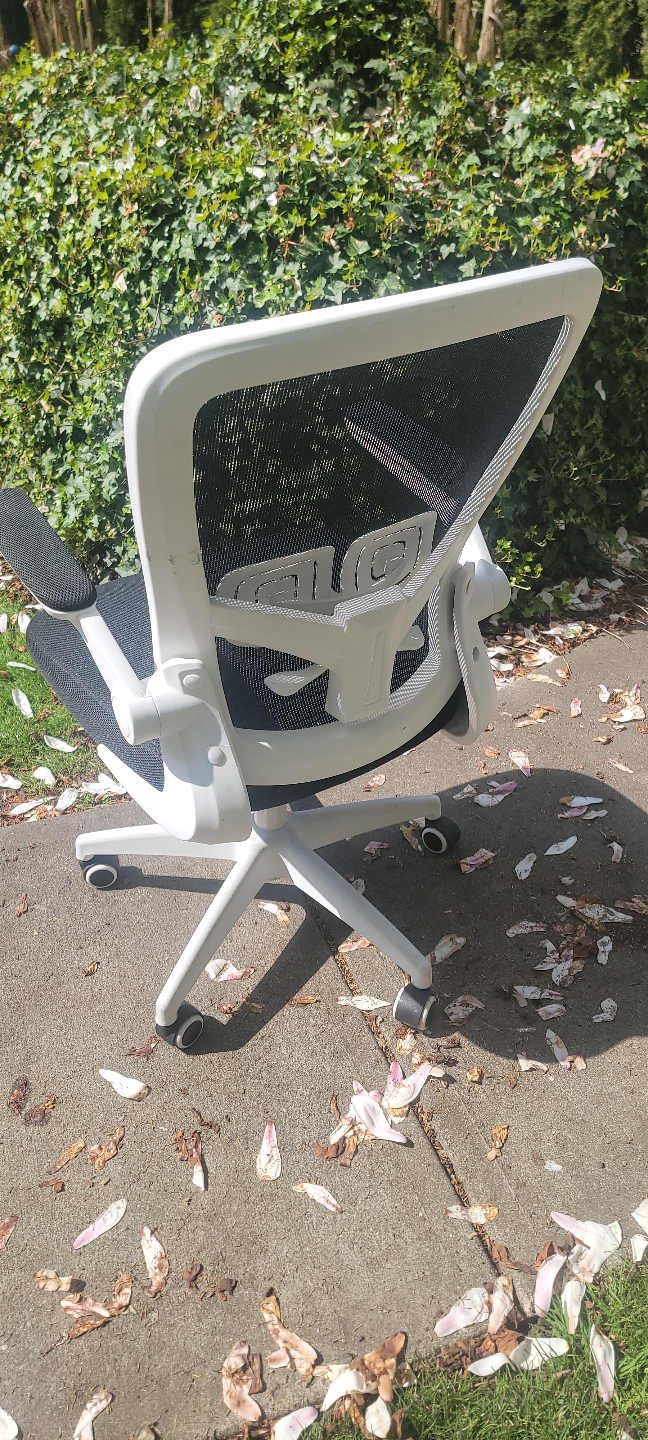 White and Black Mesh Office Chair - photo 2