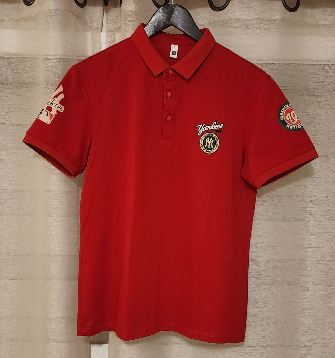 Red New York Yankees Polo Shirt