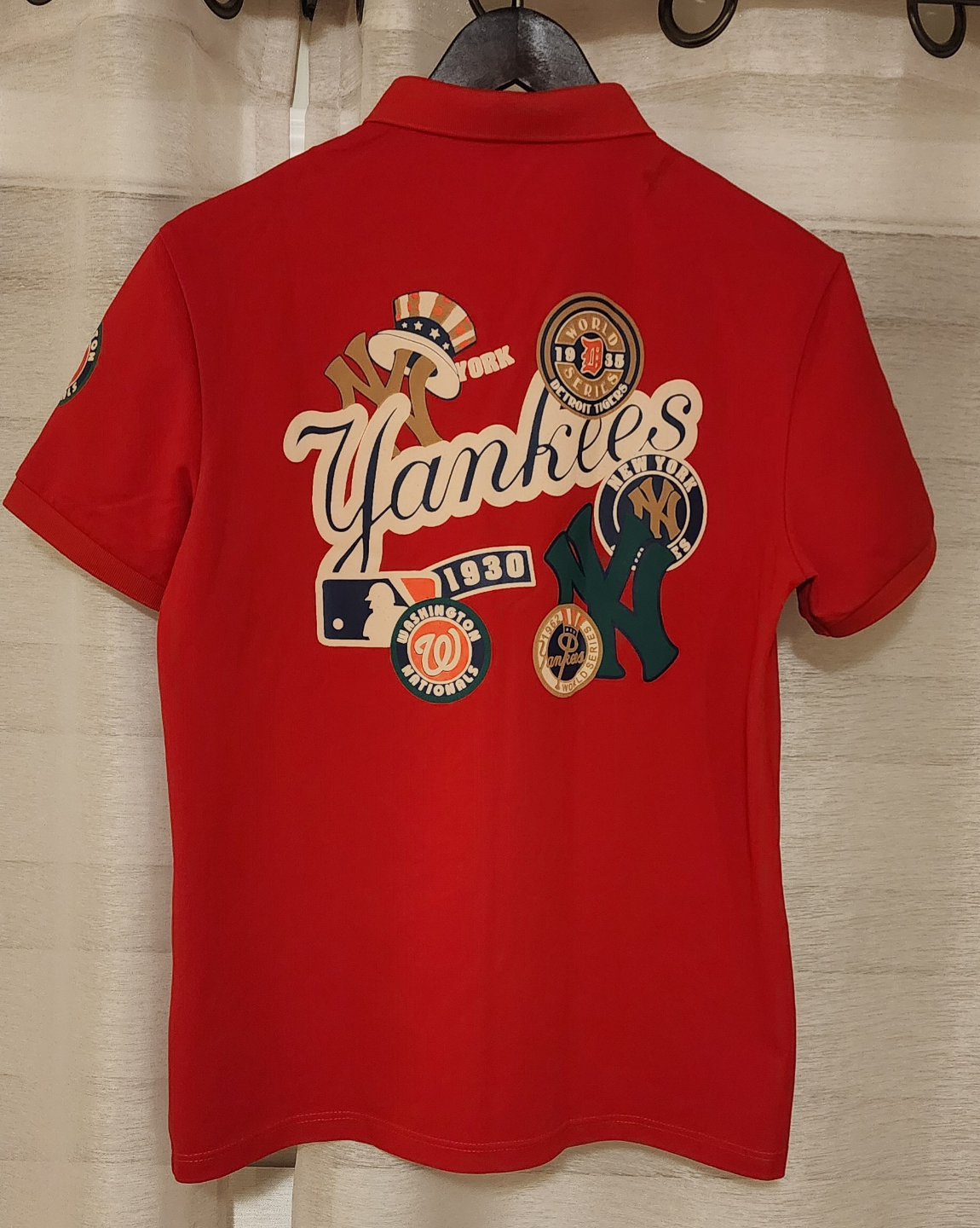 Red New York Yankees Polo Shirt - photo 2