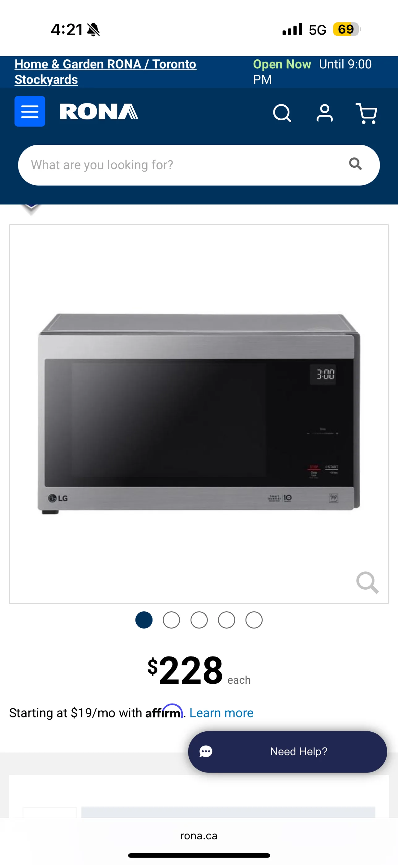 LG Microwave image indicator(4)