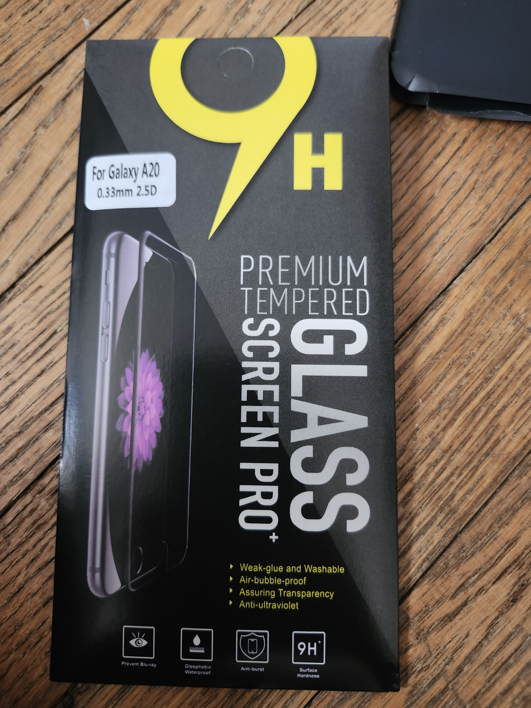 Galaxy A20 Screen Protector - 9H Premium Tempered Glass