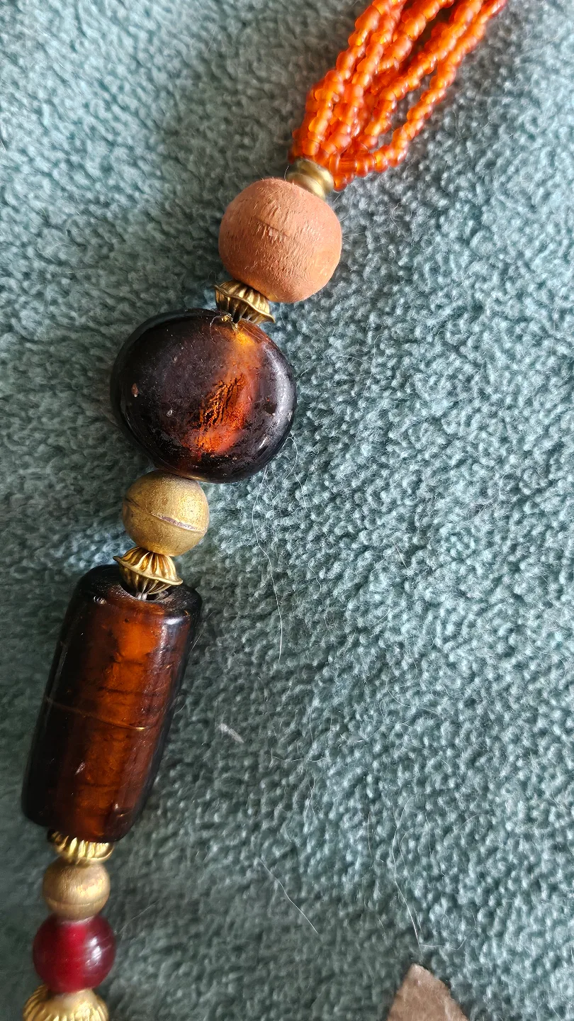 MAKE OFFER! '70s Beaded Statement Necklace image indicator(3)