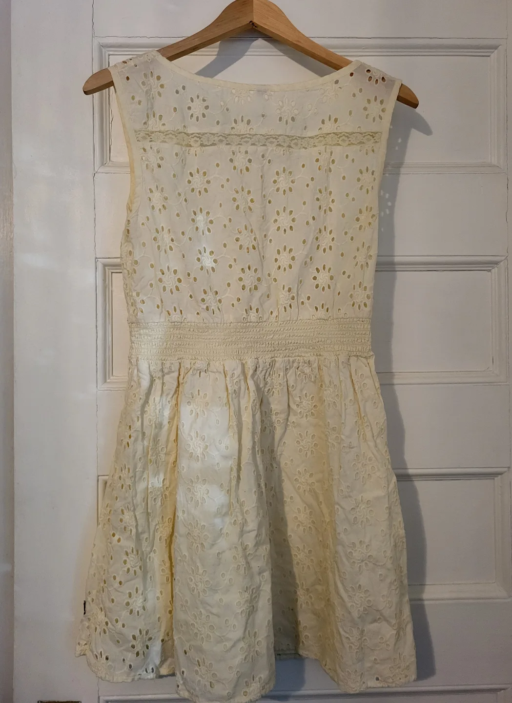 ❣️ 100% Cotton Summer Dress Pepe London Lemon Yellow Size S image indicator(5)