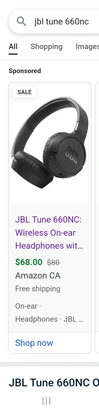 JBL Tune 660NC Wireless Noise Cancelling Headphones image indicator(2)