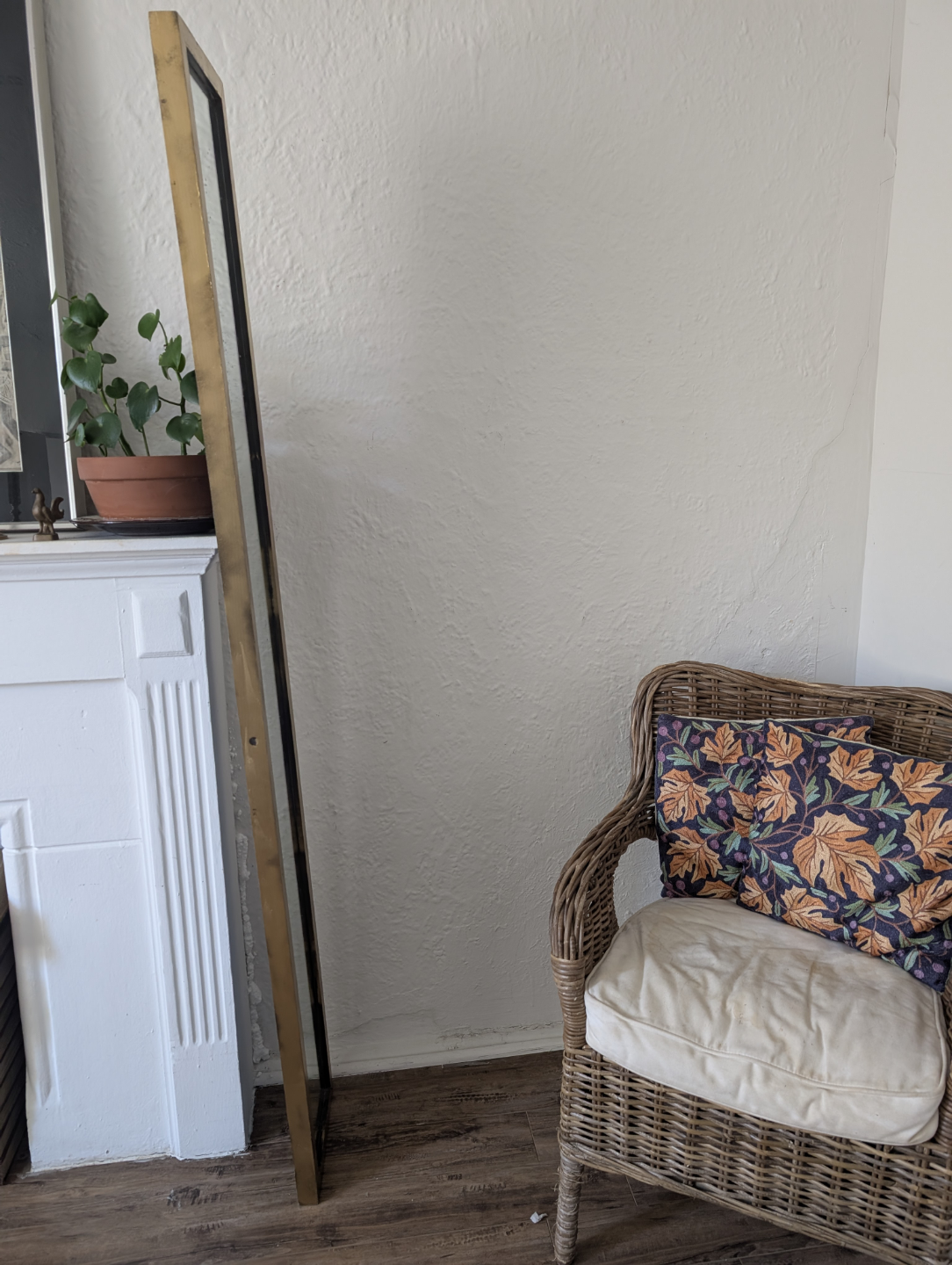 Gold Frame Full Length Mirror - photo 4