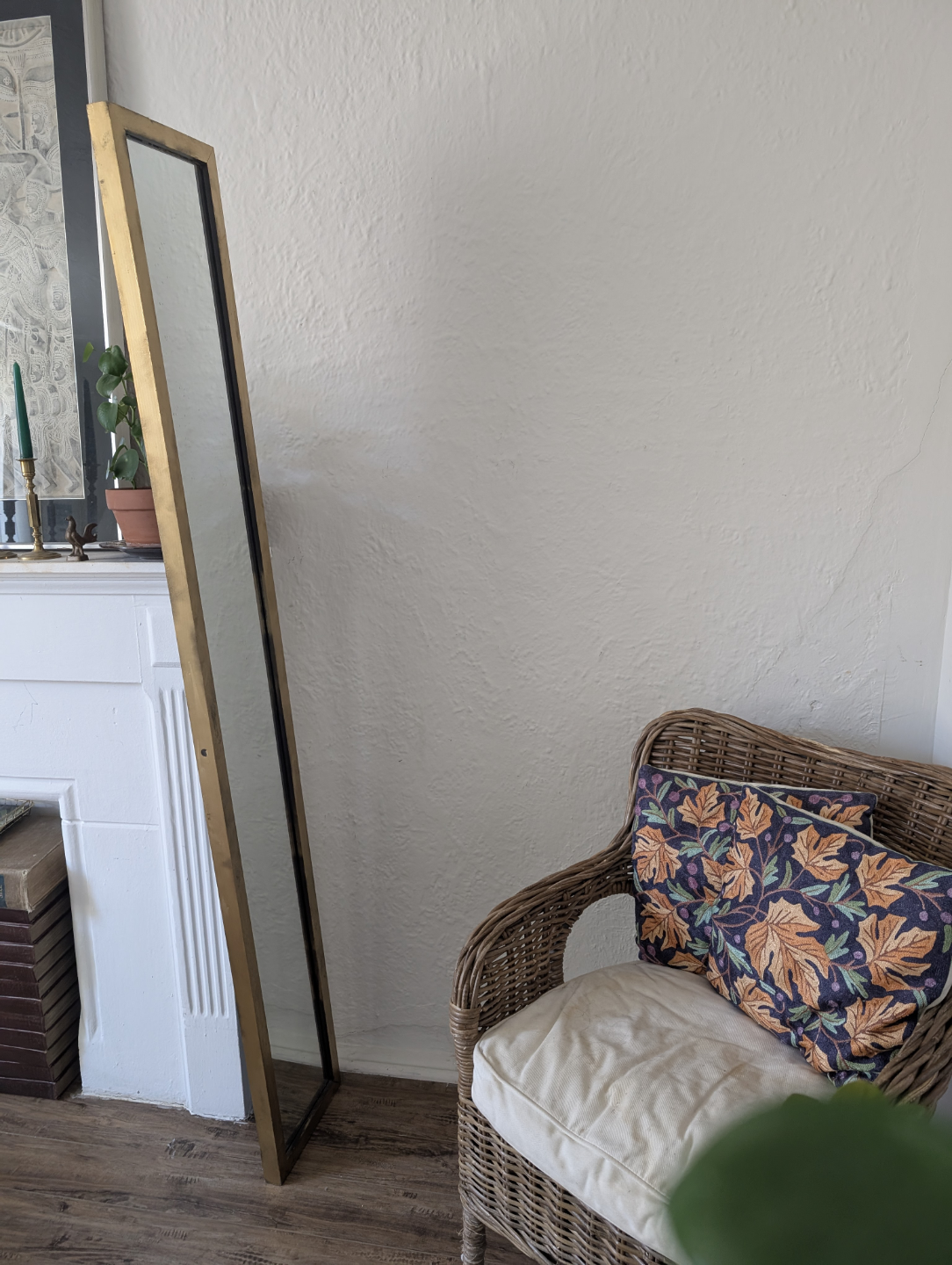 Gold Frame Full Length Mirror - photo 5