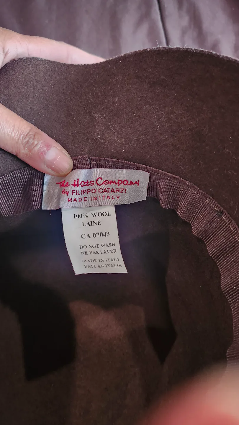 Brown wool felt ladies hat by Filippo Catarzi image indicator(2)