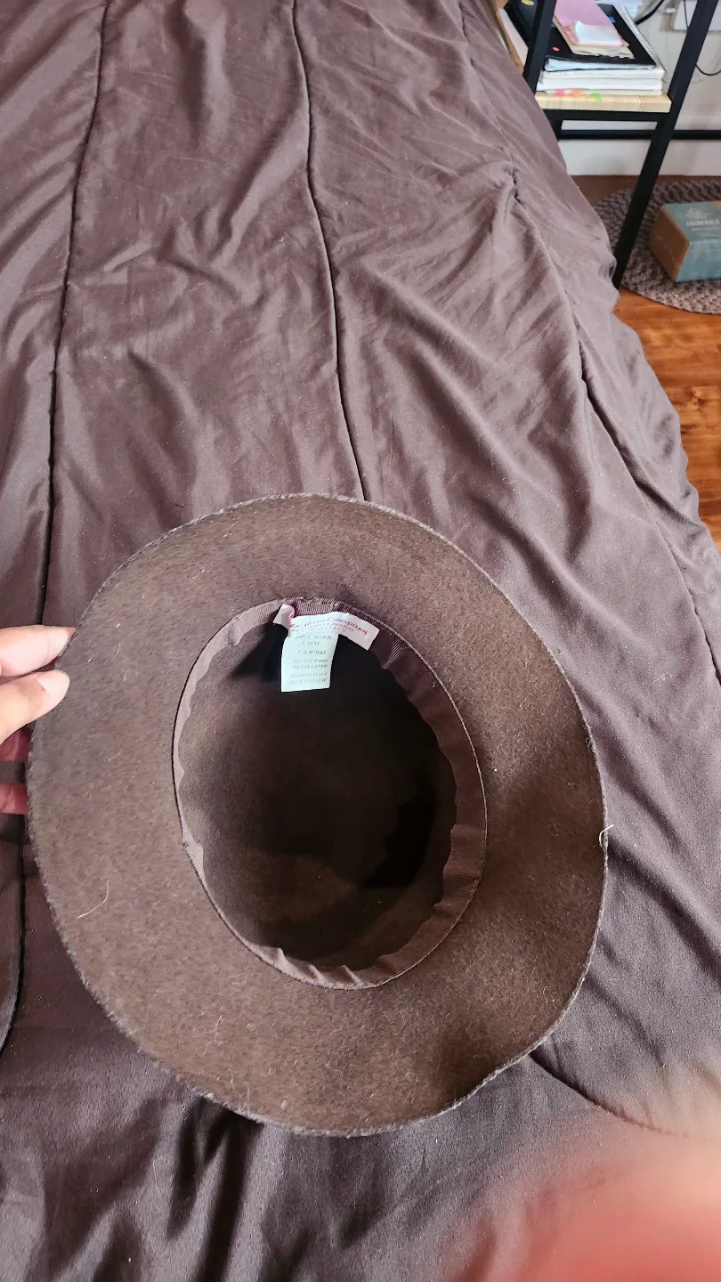 Brown wool felt ladies hat by Filippo Catarzi image indicator(3)