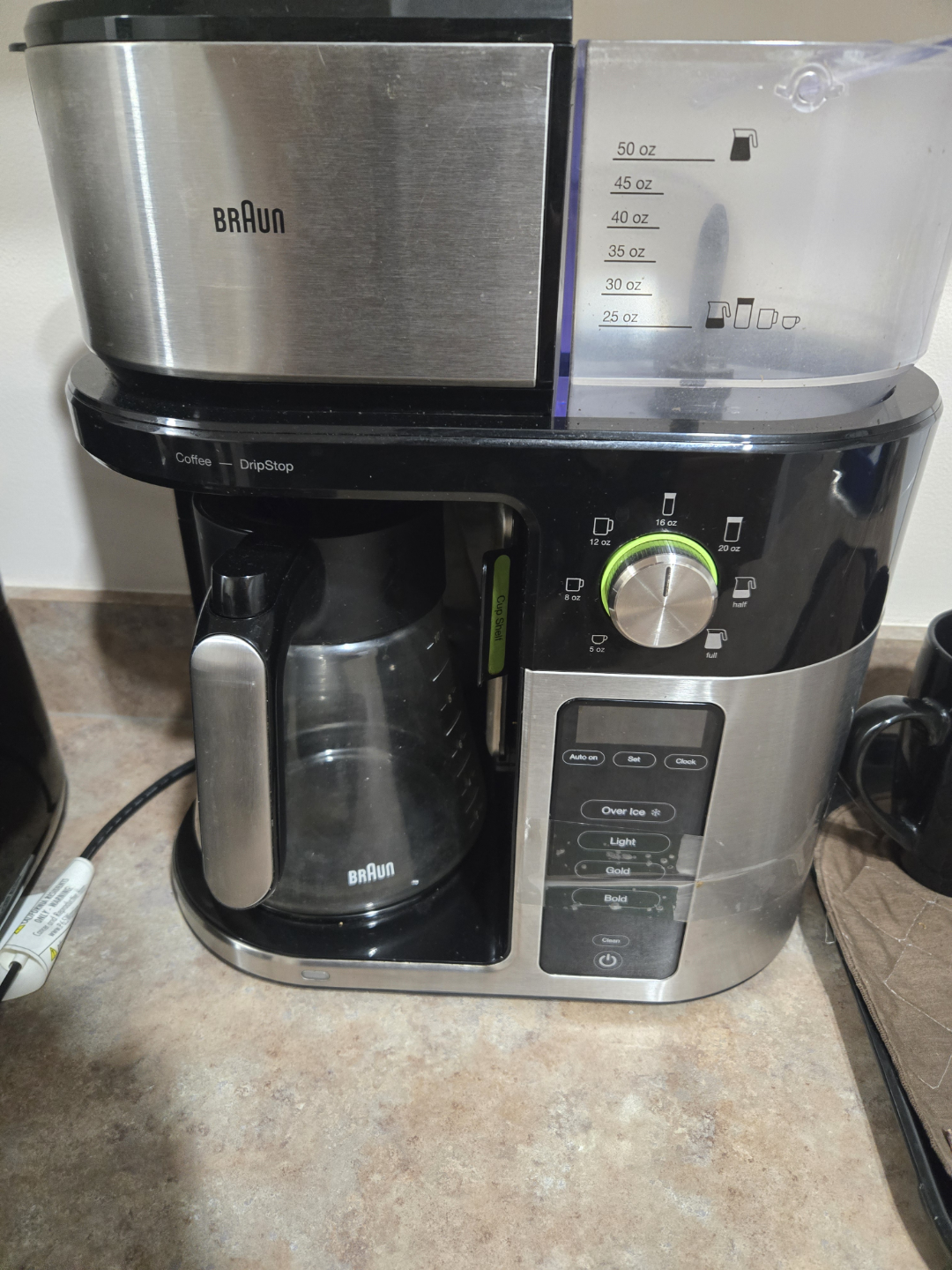 Braun BrewSense Drip Coffee Maker
