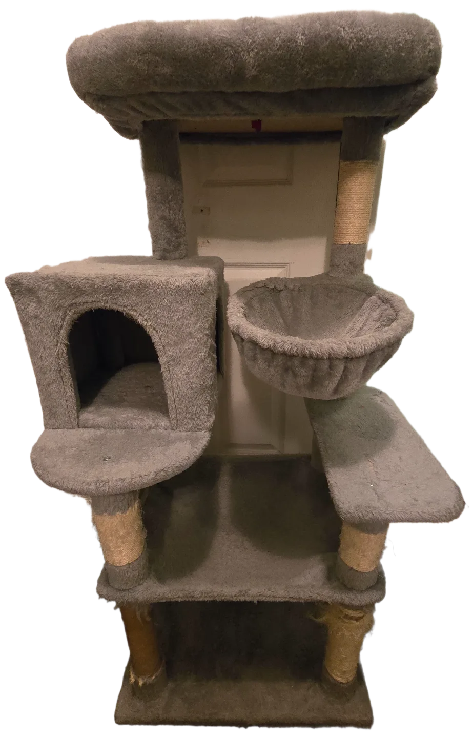 Grey Cat Tree Condo image indicator(2)
